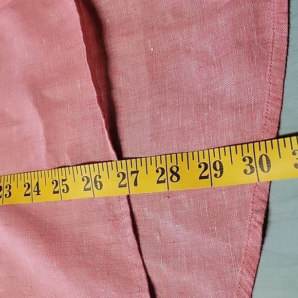 Sigrid Olsen linen button down shirt. - Picture 5 of 6